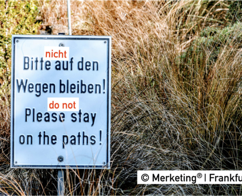 Merketing – nicht auf den Wegen bleiben