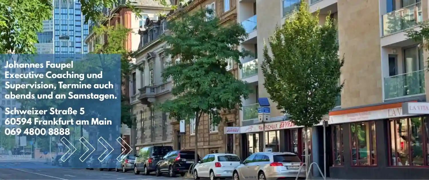 Coaching und Supervision gut vom Bankenviertel zu erreichen Coaching und Supervision Frankfurt Sachsenhausen Schweizer Straße 5